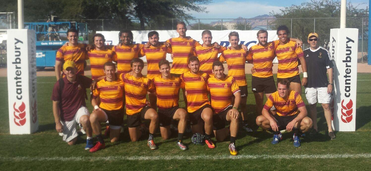 Arizona State 7s team at the 2016 PAC Rugby 7s