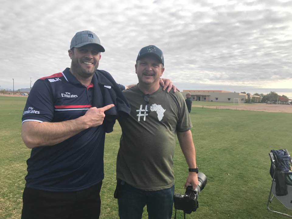 HS All American rugby team in 2017 winter camp.