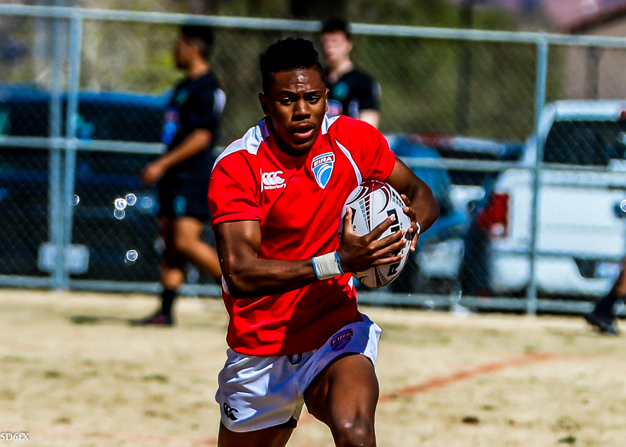 Ryan James in action for Eagle Impact Rugby Academy. Dan Bandoni photo.