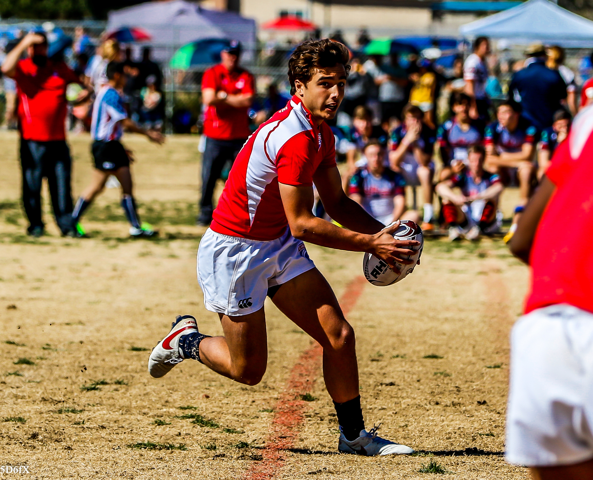 Patrick Madden in action for Eagle Impact Rugby Academy. Dan Bandoni photo.