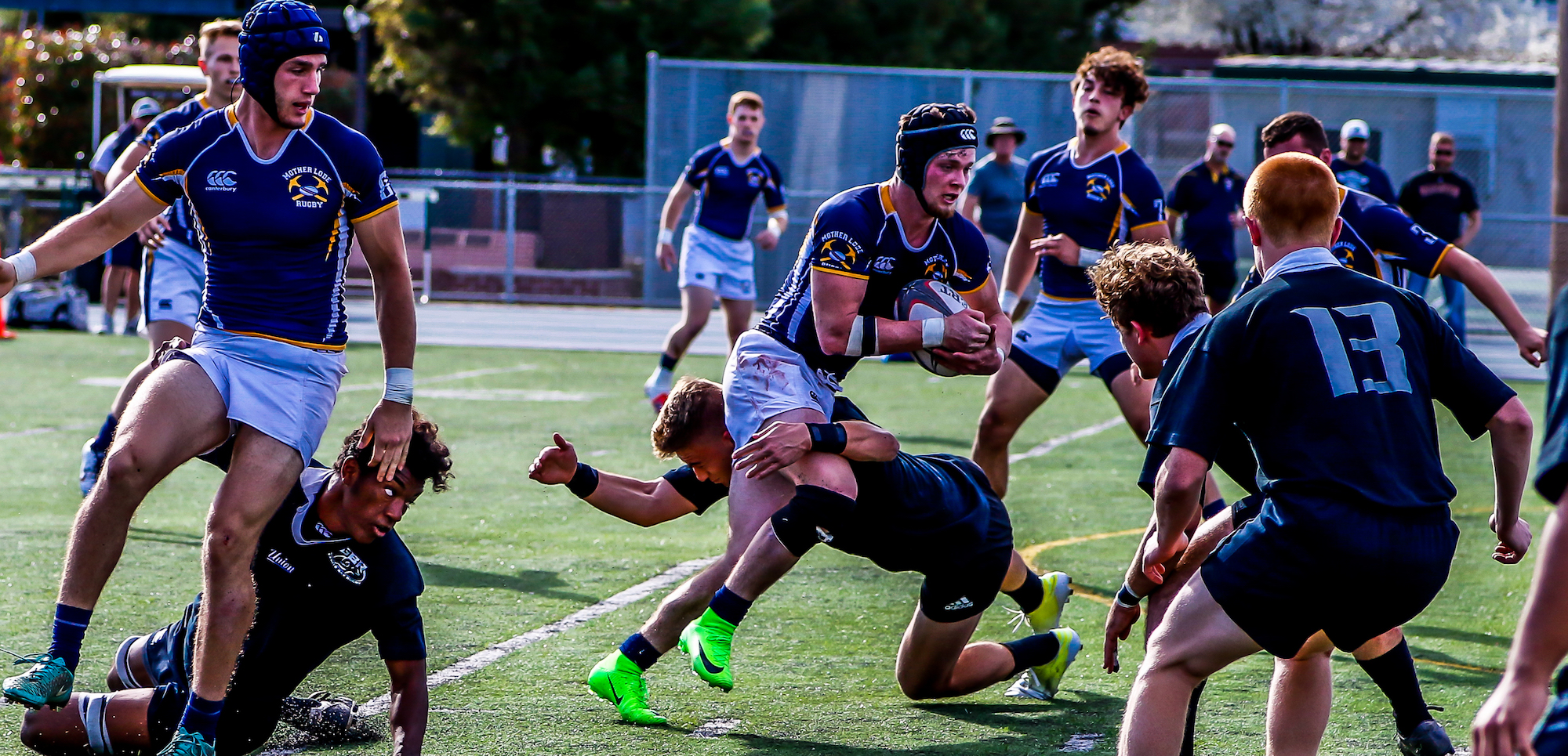 Granite Bay rugby v Mother Lode March 11, 2017. Dan Bandoni photo.