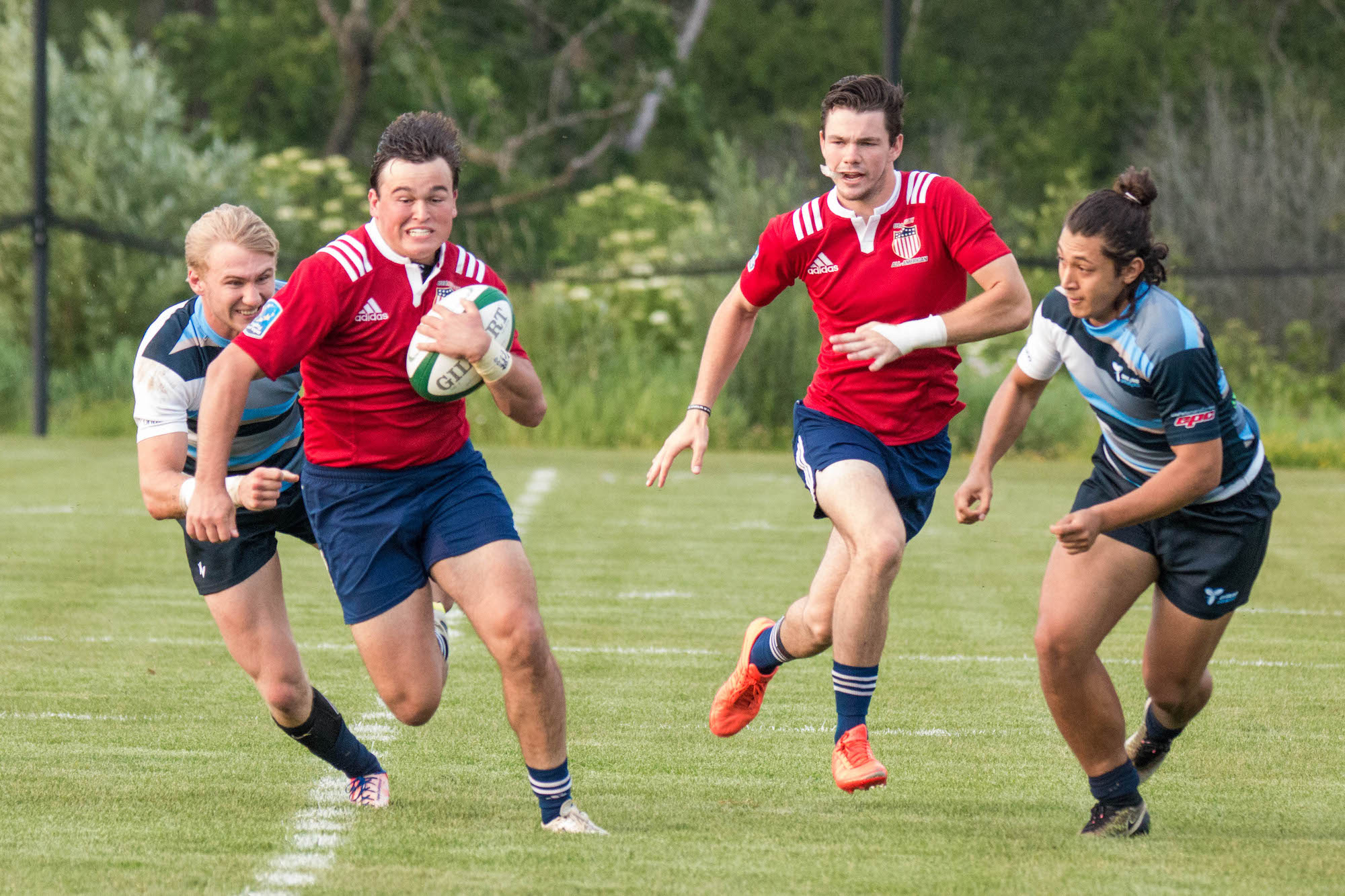 High School All Americans v Ontario June 29 2017. Allison Bradfield photo.