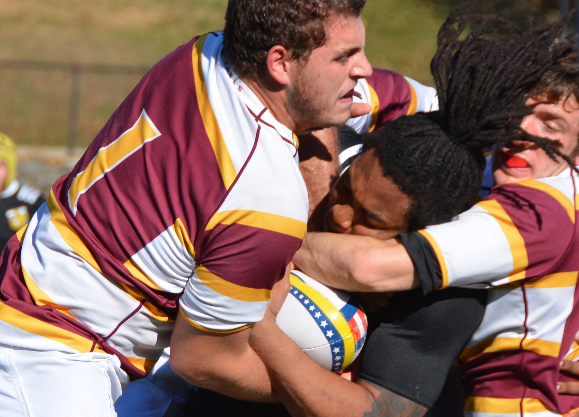 Adam Smith photo. AIC v Iona in 2016 Bowl Series.