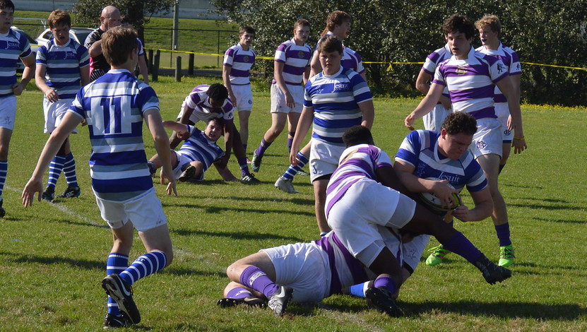 Christian Brothers Memphis rugby v Jesuit NOLA Rugby. Paul Beckmann photo.