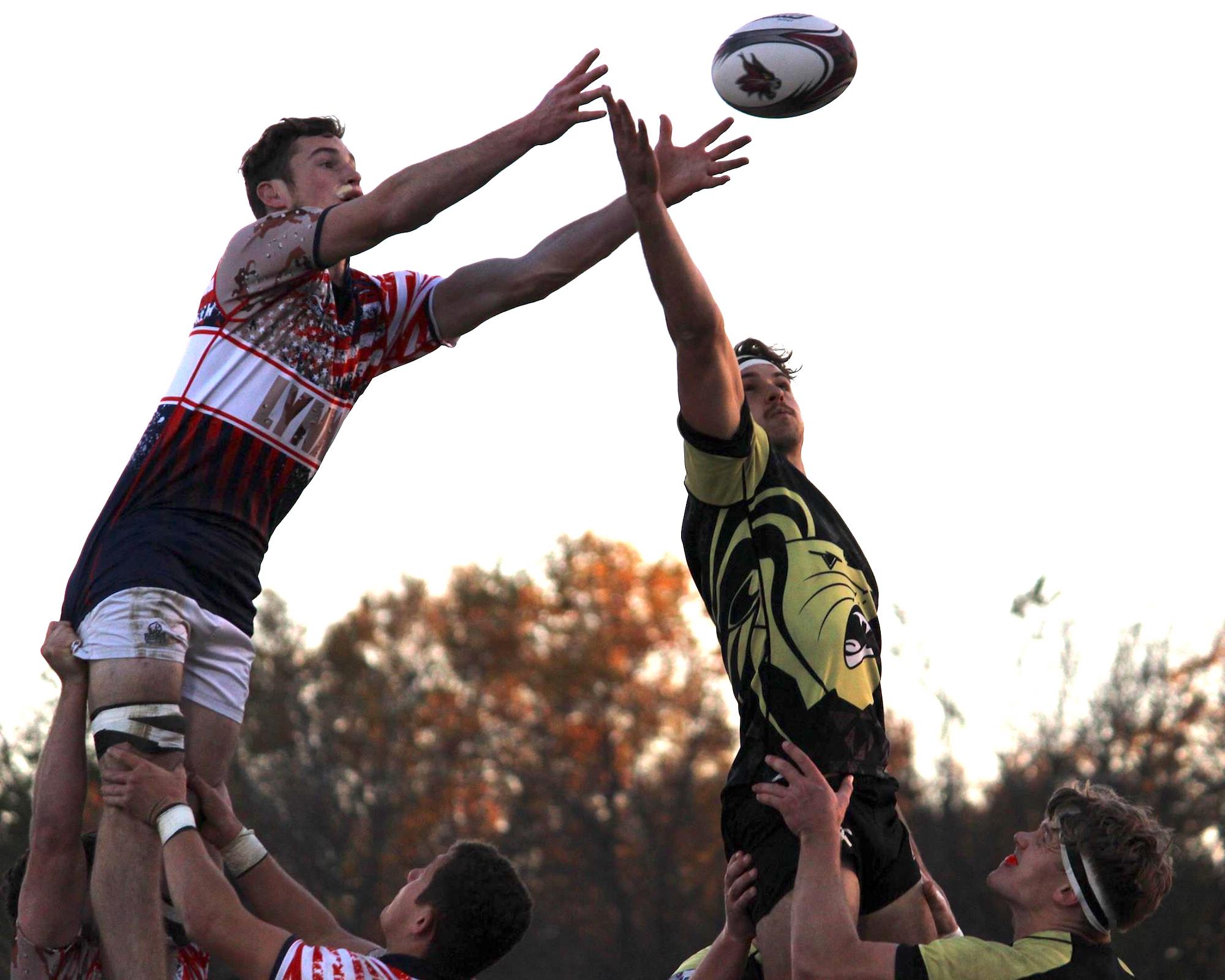 Lindenwood-Belleville Lineout  v Lindenwood St Charles November 2016.