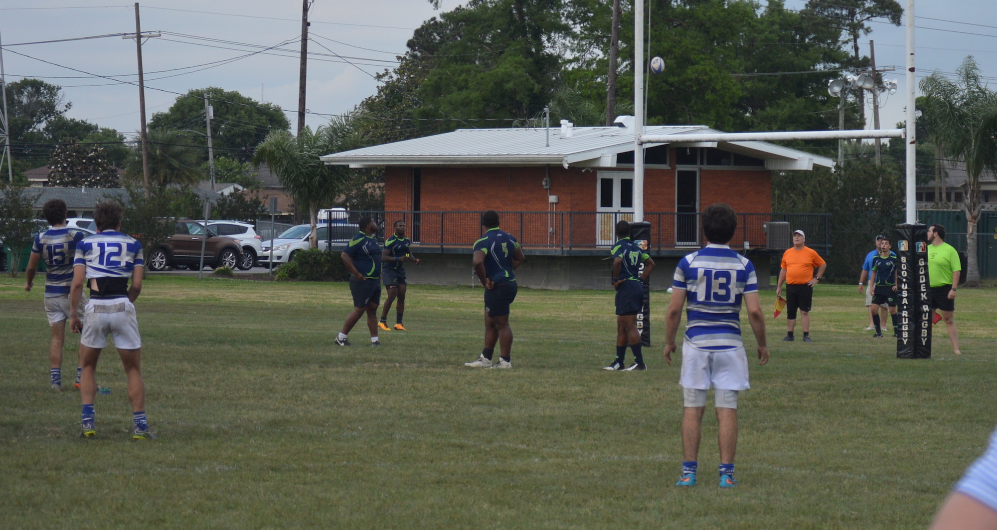 Louisiana State HS Rugby Final 2017. Jesuit Blue Jays v Bayou Hurricanes. Paul Beckmann photo.