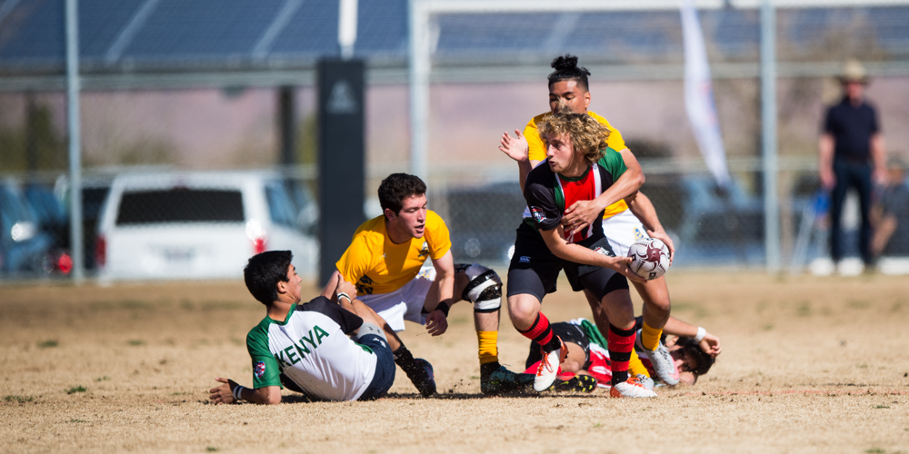 Boys Elite 7s at the 2017 Las Vegas Invitational rugby tournament. David Barpal photo for Goff Rugby Report.