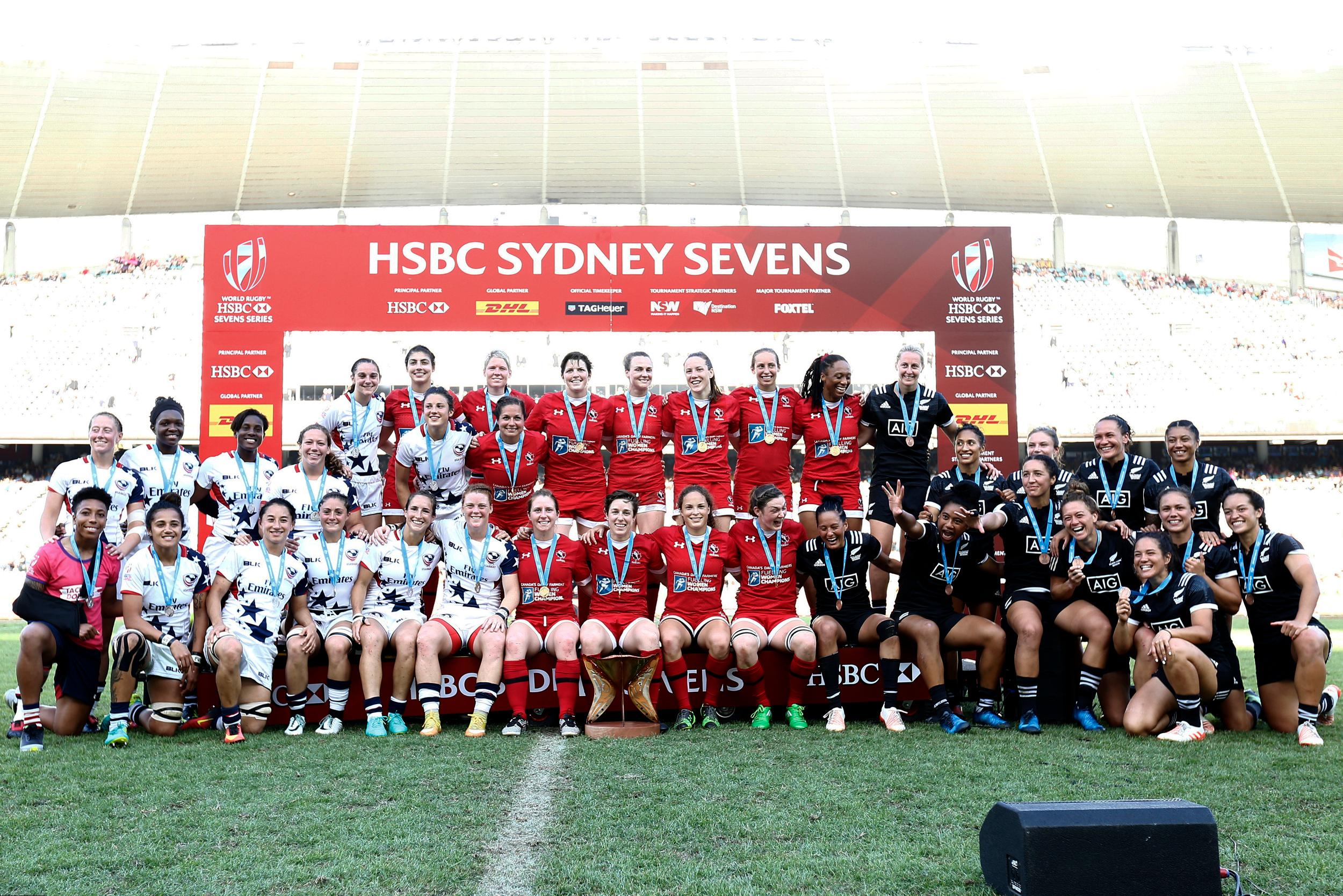 Sydney 7s Women medalists