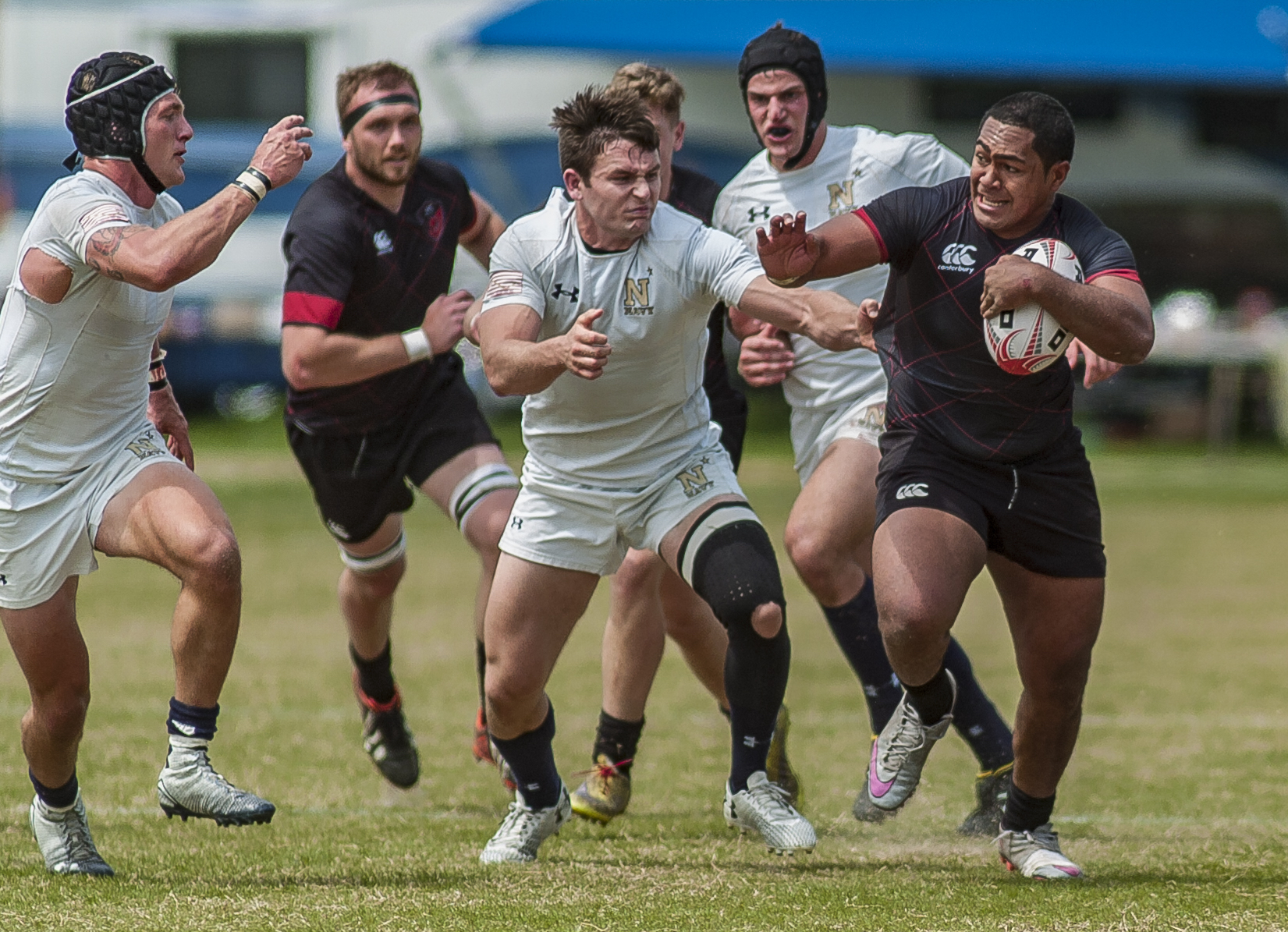 Navy v CWU rugby April 15 2017. Colleen McCloskey photo for Goff Rugby Report.