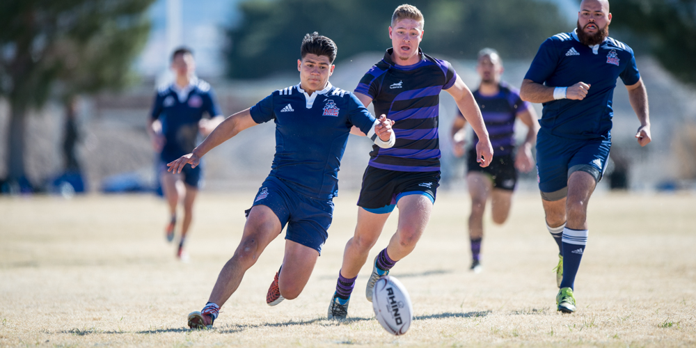 New England College rugby competes at the 2017 Las Vegas Invitational. David Barpal photo for Goff Rugby Report.