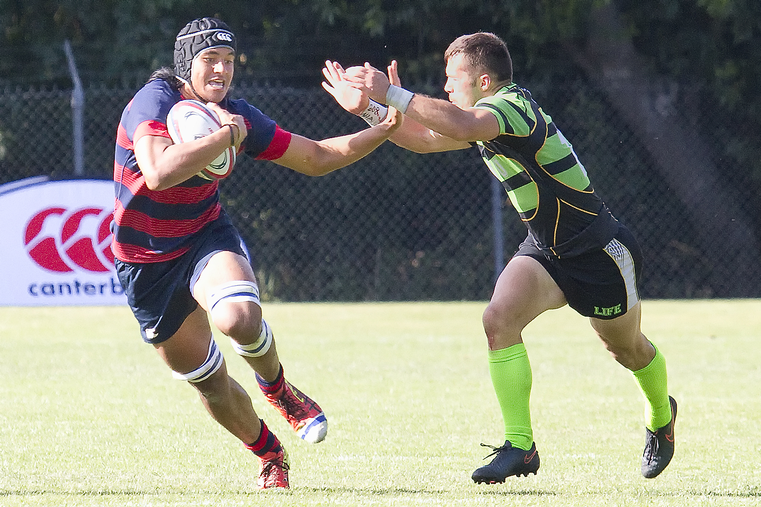 St Mary's v Life in the 2017 DIA final. Michael Geib photo.