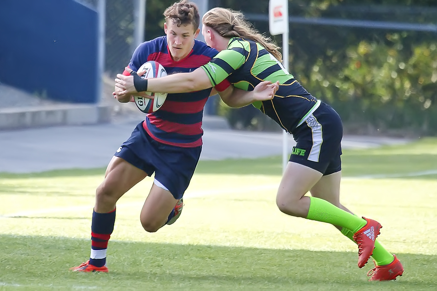 St Mary's v Life in the 2017 DIA final. Michael Geib photo.