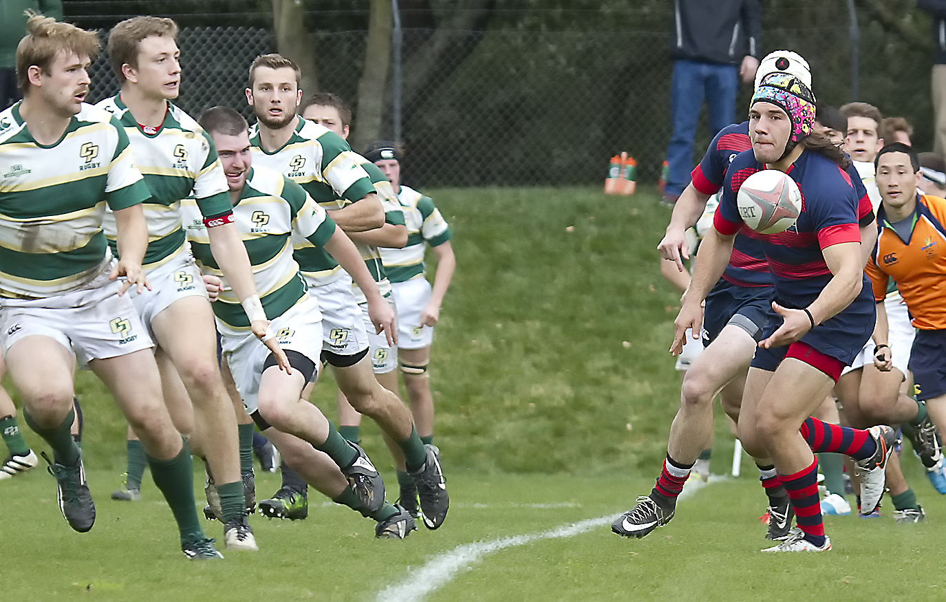 Saint Mary's rugby v Cal Poly Feb 25 2017. Michael Geib photos