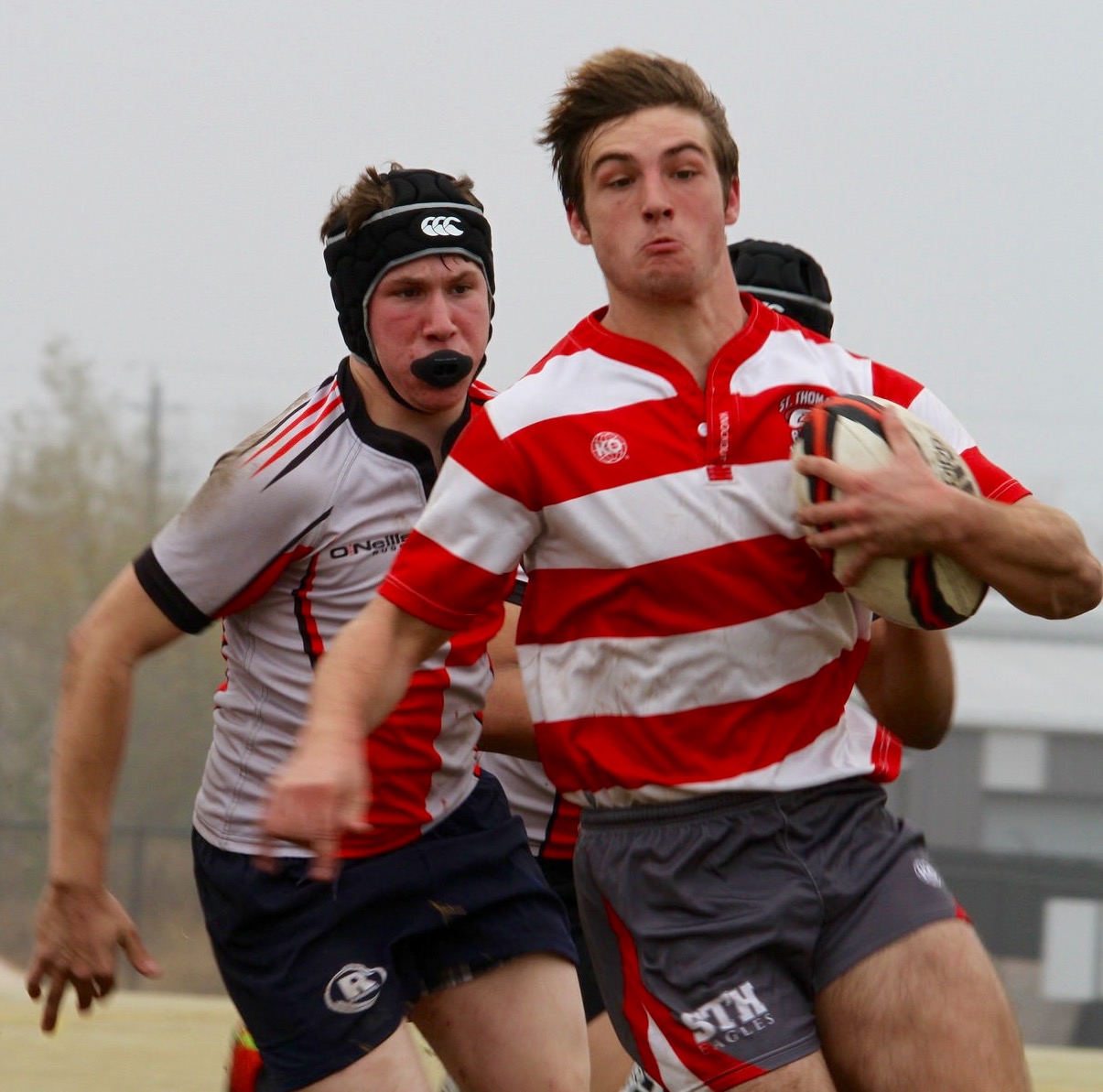 Griffin Maat for St. Thomas HS rugby. Jordan Maat photo. 