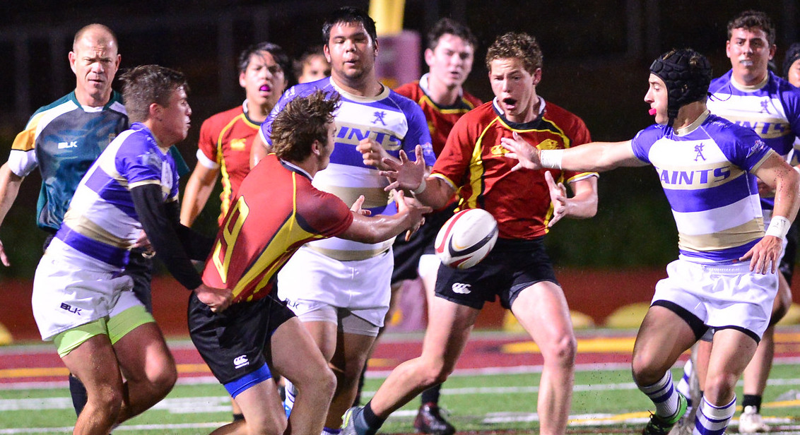 Torrey Pines rugby. Beau Morgans for Torrey Pines. Anna Scipione photo.