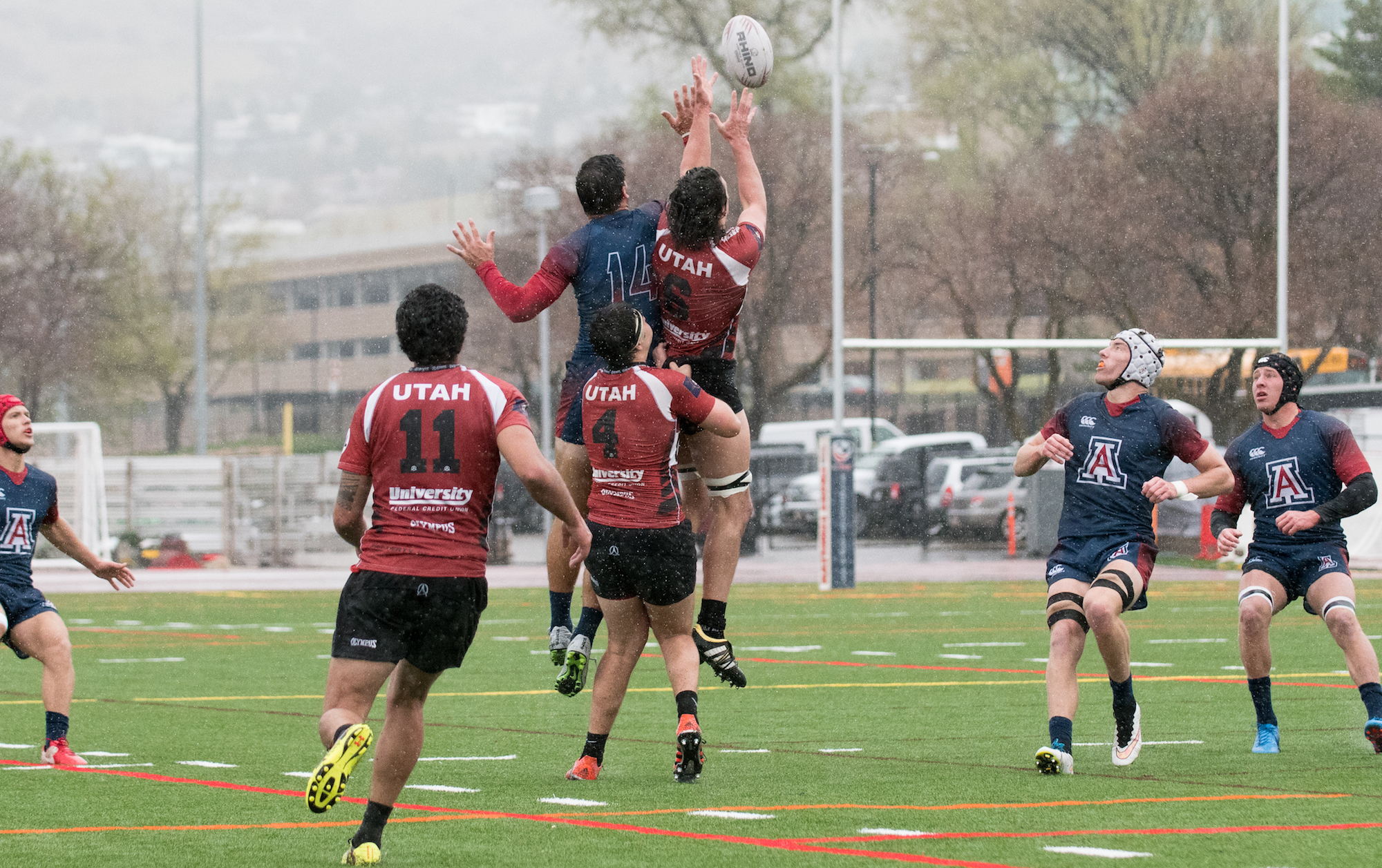 Utah v Arizona rugby 2017. Tim Haslam photos.