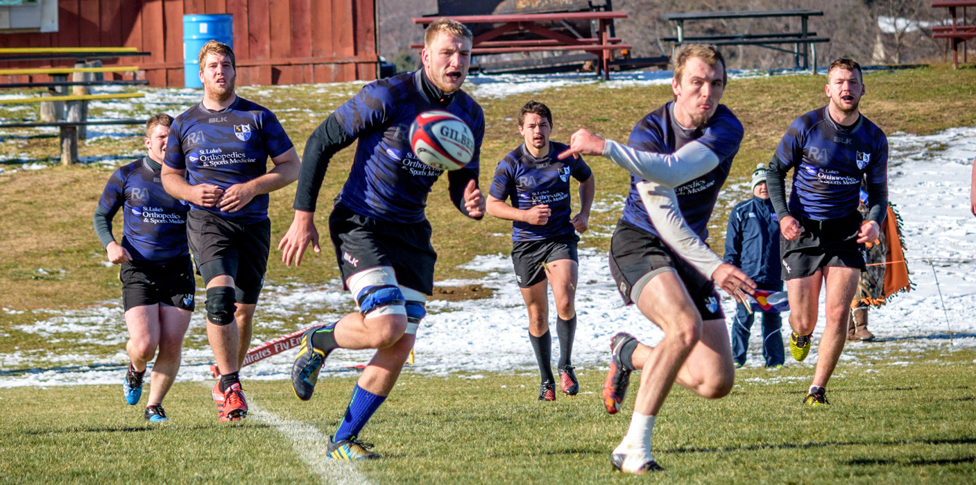 Minnesota-Duluth rugby in action during the fall 2016 Men's DII college playoffs. Nemuel-Nyangaresi photo.