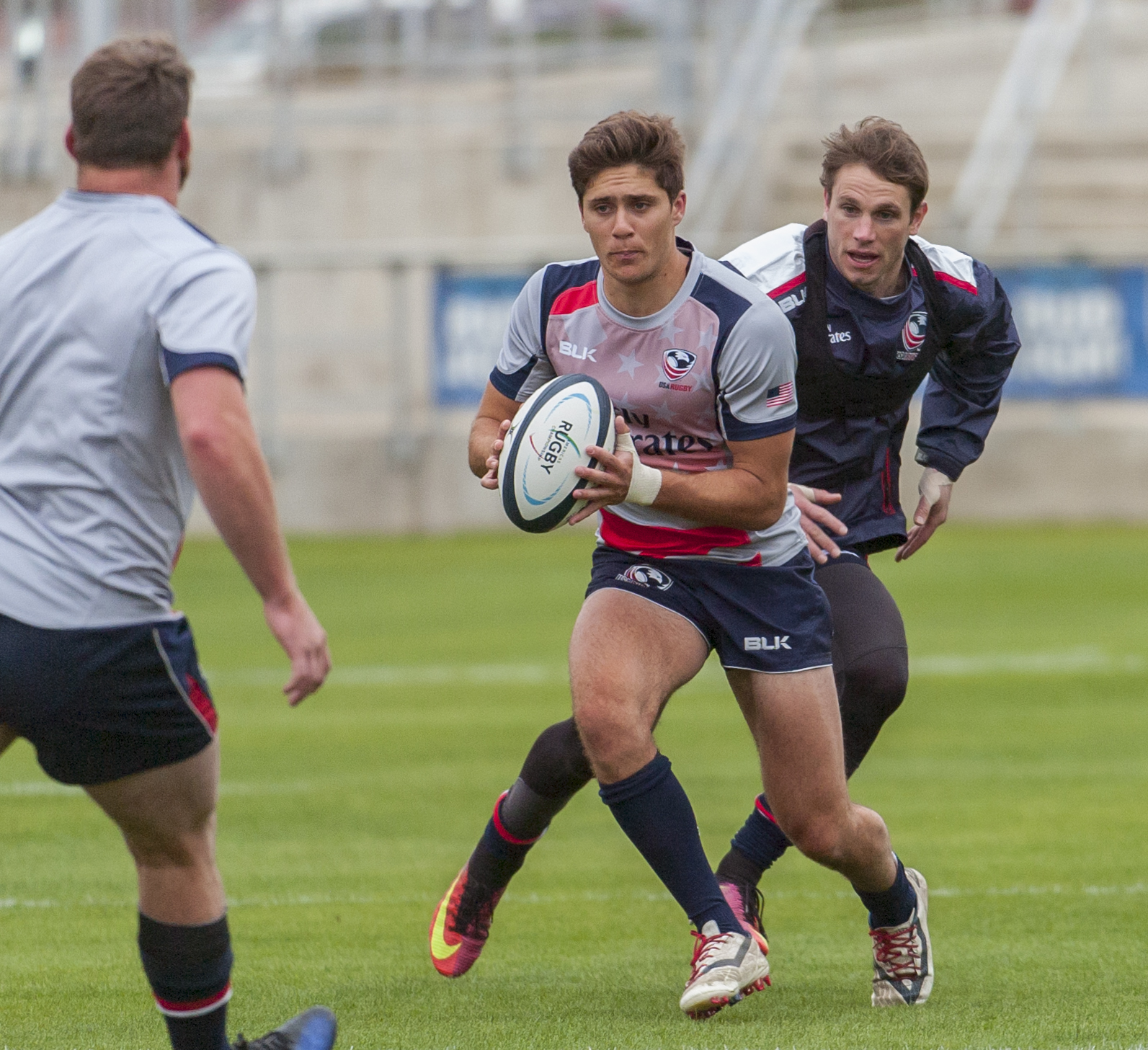 USA v Uruguay Captain's Run Feb 3 2017. Colleen McCloskey photos for Goff Rugby Report