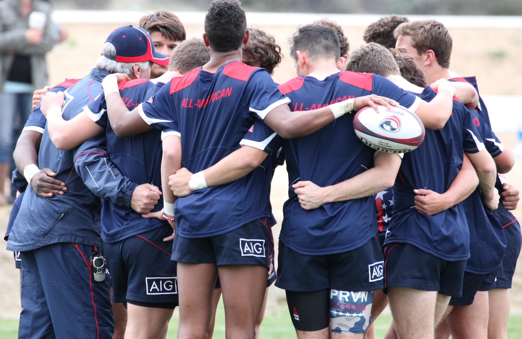 USA U19s rugby team in 2017. Ed Petersen photo.