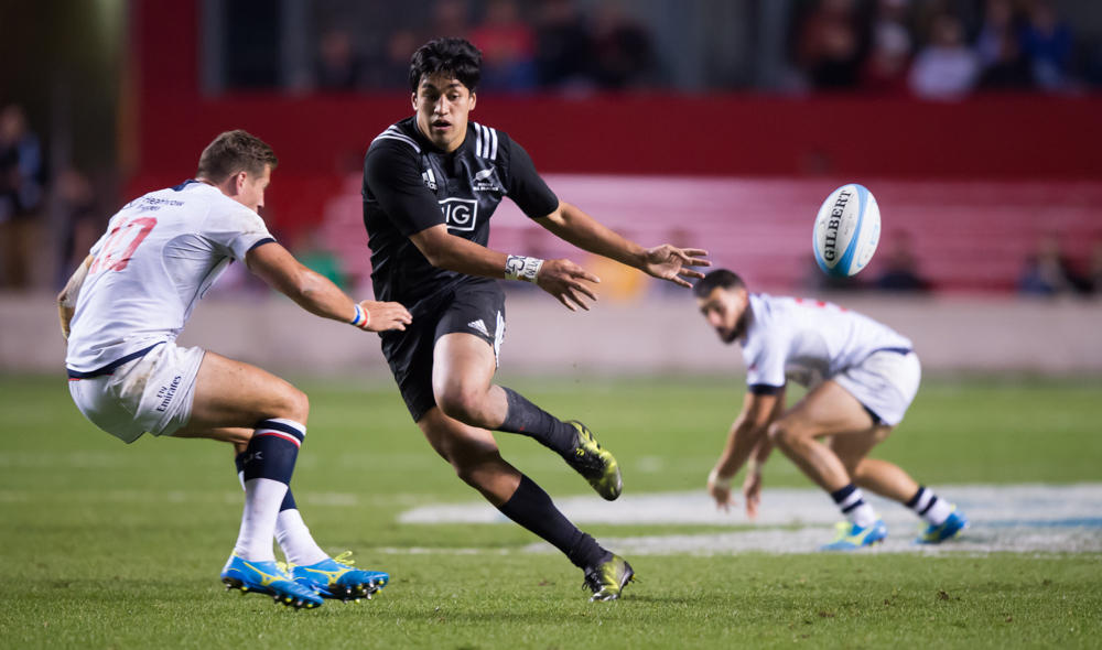 USA v Maori All Blacks rugby November 4 2016 at Toyota Park, Chicago. Photo David Barpal for Goff Rugby Report.