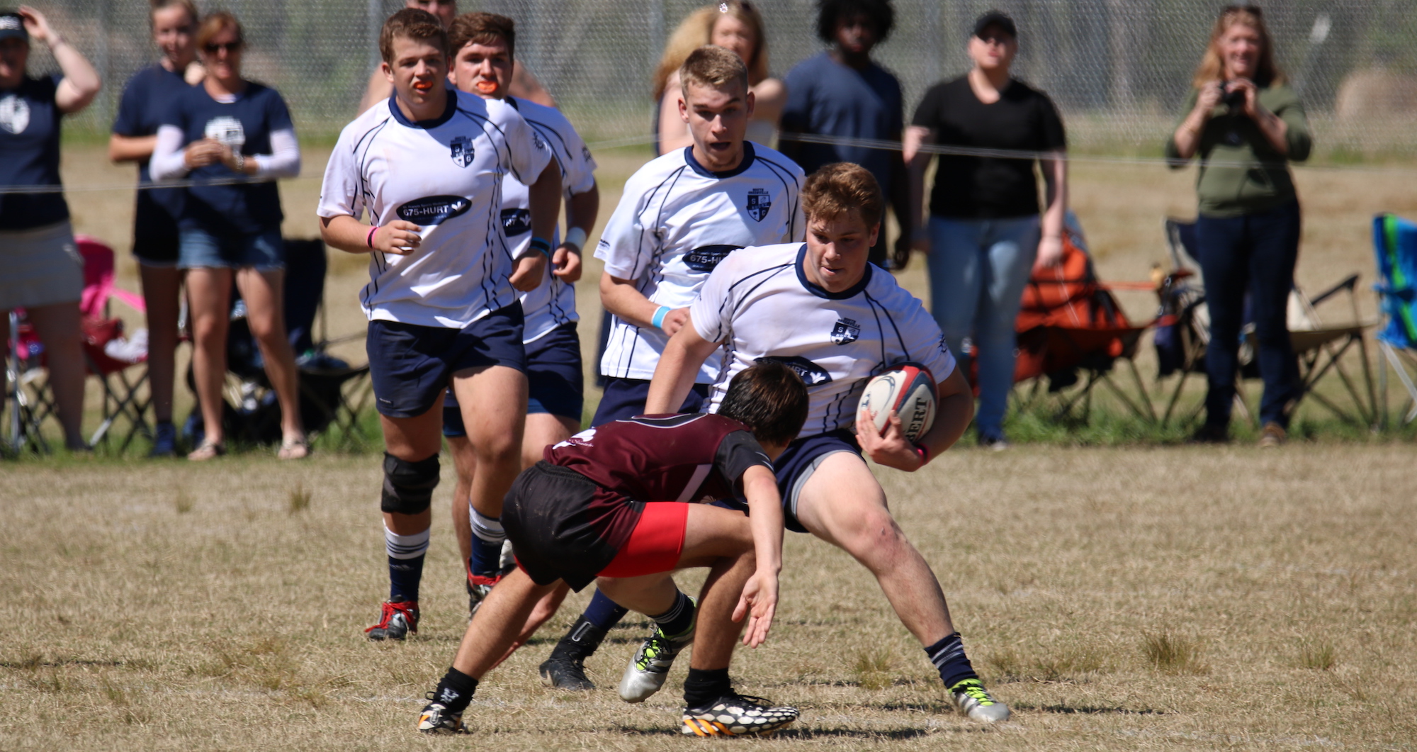 Wando rugby v South Greenville in South Carolina state rugby final 2017. Jamie Kingdom photo.