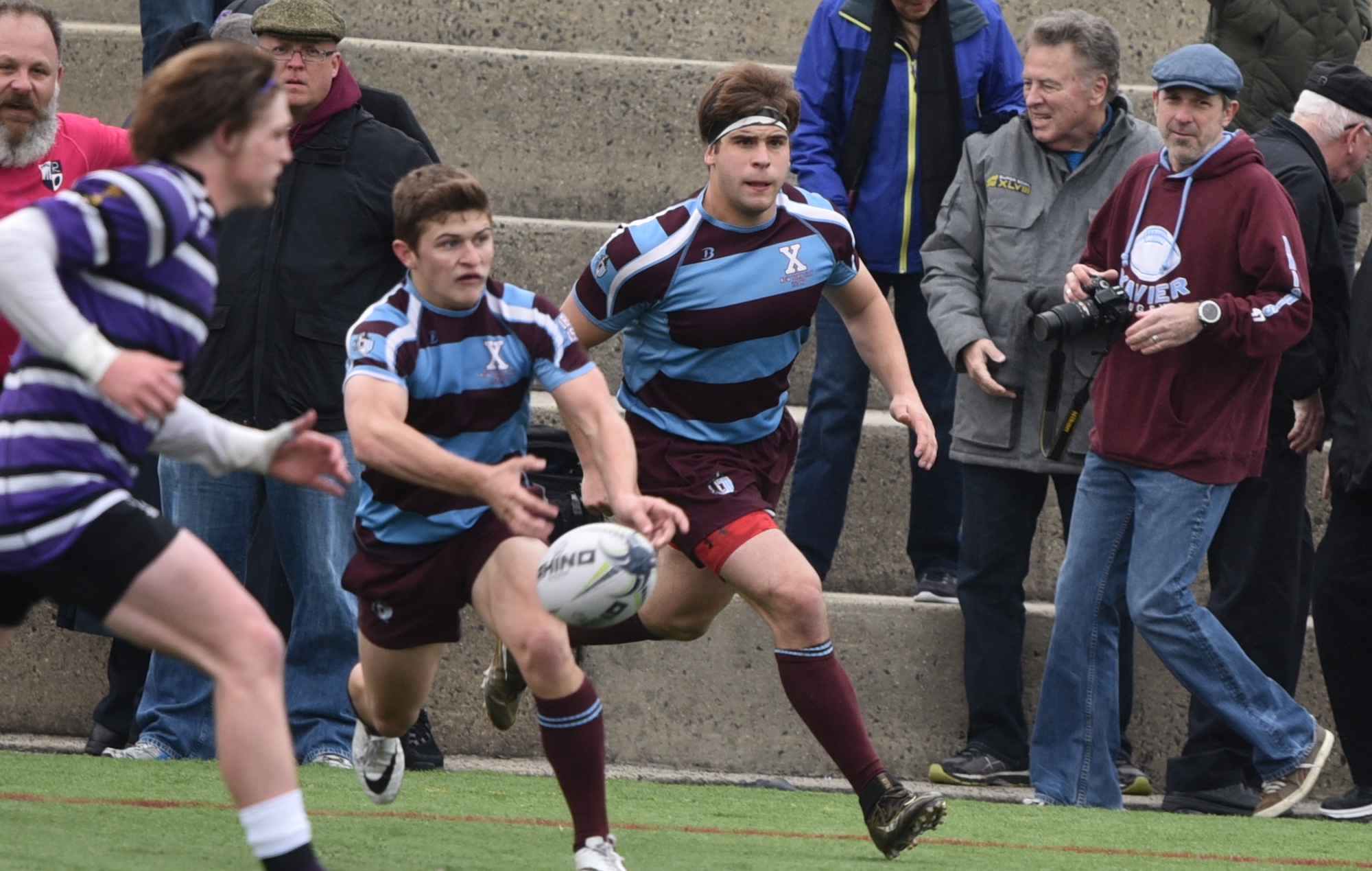 Xavier v Gonzaga HS rugby April 1 2017. Adam Smith photos.