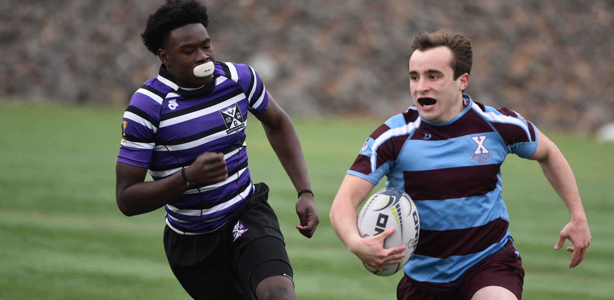 Xavier v Gonzaga HS rugby April 1 2017. Adam Smith photos.