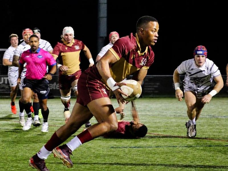Ayabpnga Mkhokheli for Walsh vs St. Bonaventure. photo Alex Goff.
