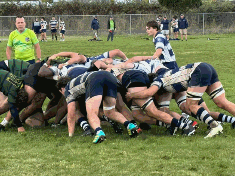 WWU scrum vs Oregon, fall 2025.