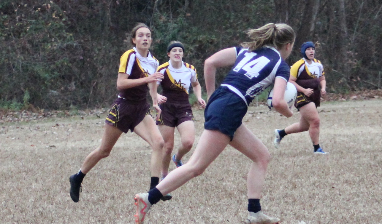 Colorado Mesa vs UConn in the 2023 CRAA Women D1 College semifinal. Alex Goff photo.