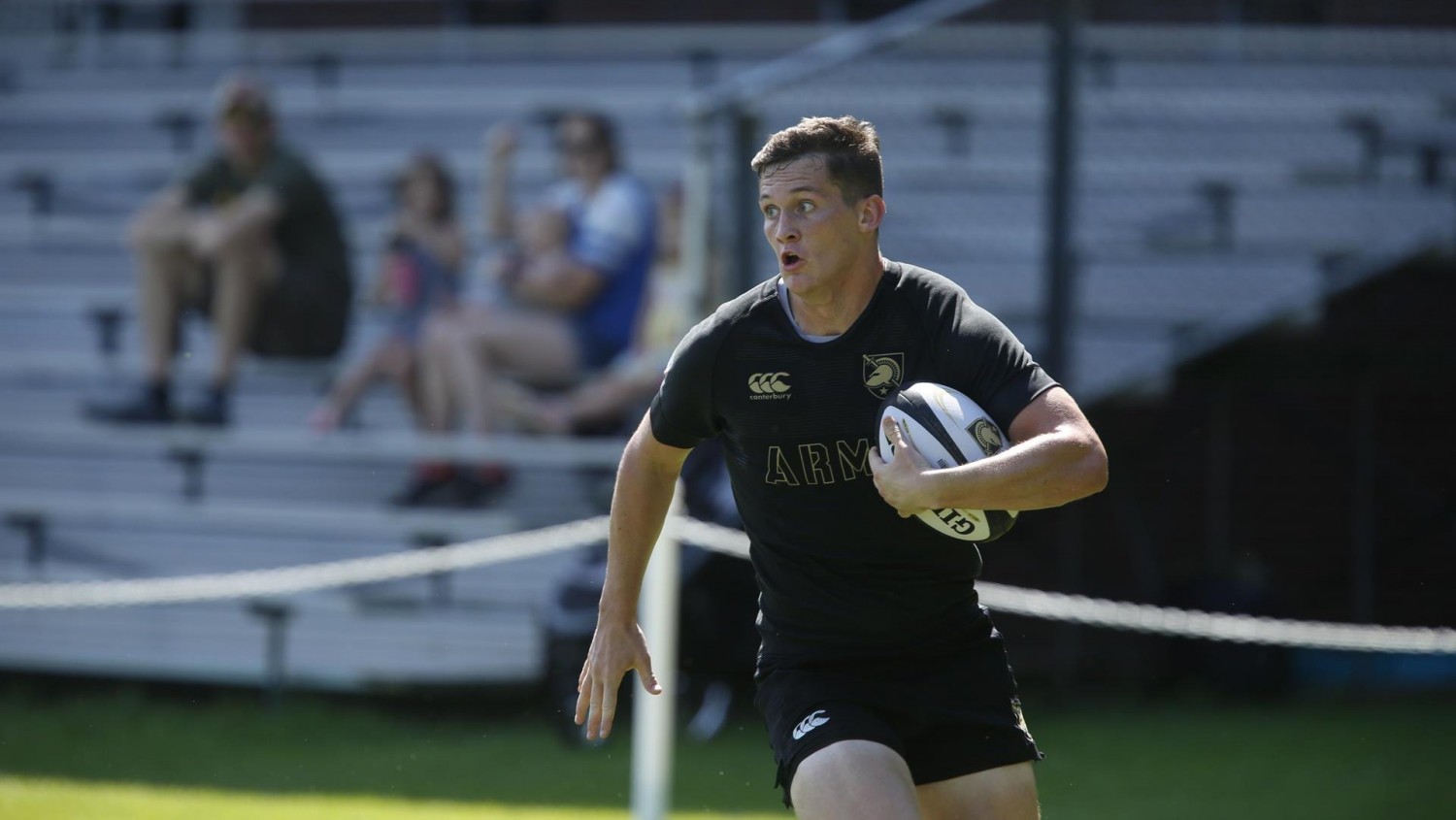 Michael Amberg scored the game-winner against Navy. Photo West Point Athletics. 