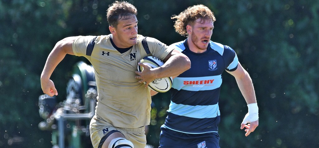 Navy keeps going. David Hughes photo.