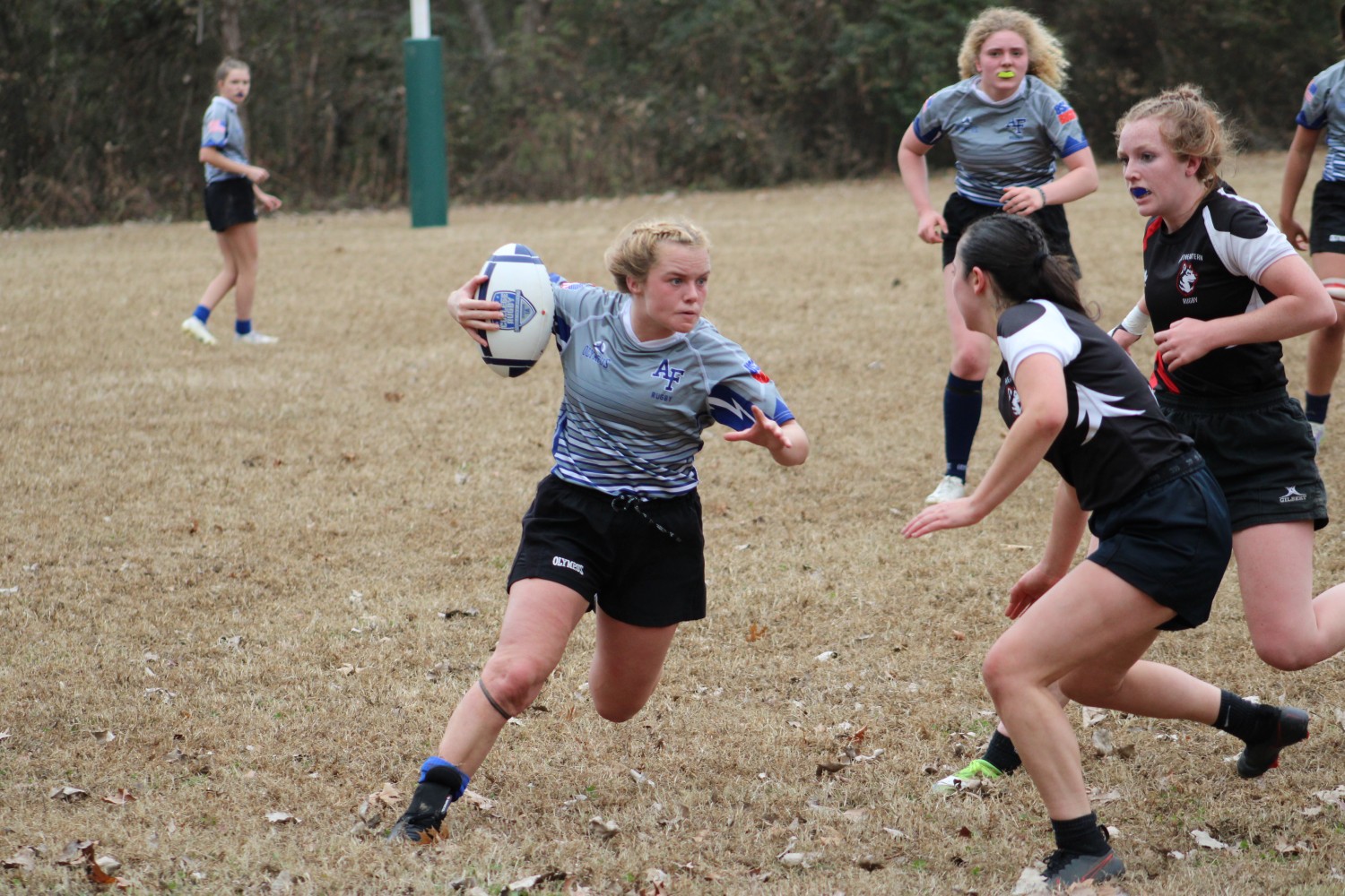 Northeastern vs Air Force in the 2023 CRAA Women D1 semifinal. Photo Alex Goff.