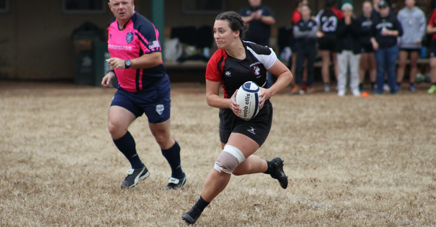 Northeastern vs Air Force in the 2023 CRAA Women D1 semifinal. Photo Alex Goff.