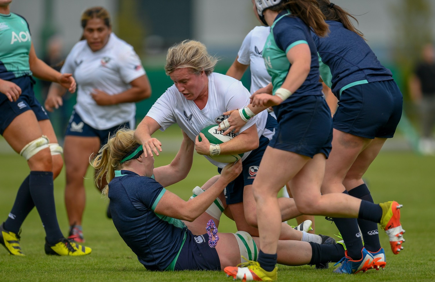 Scenes from the USA scrimmage with Ireland in September, 2023. Ian Muir photo.