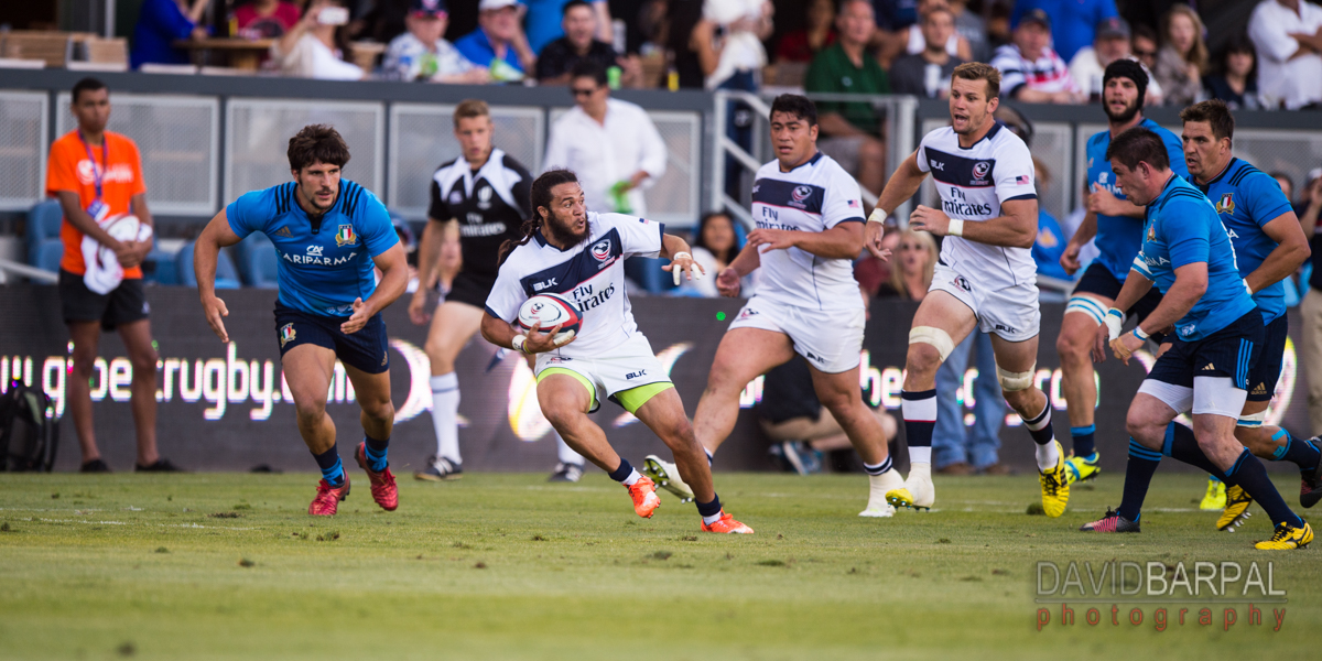 USA v Italy 2016 David Barpal for Goff Rugby Report