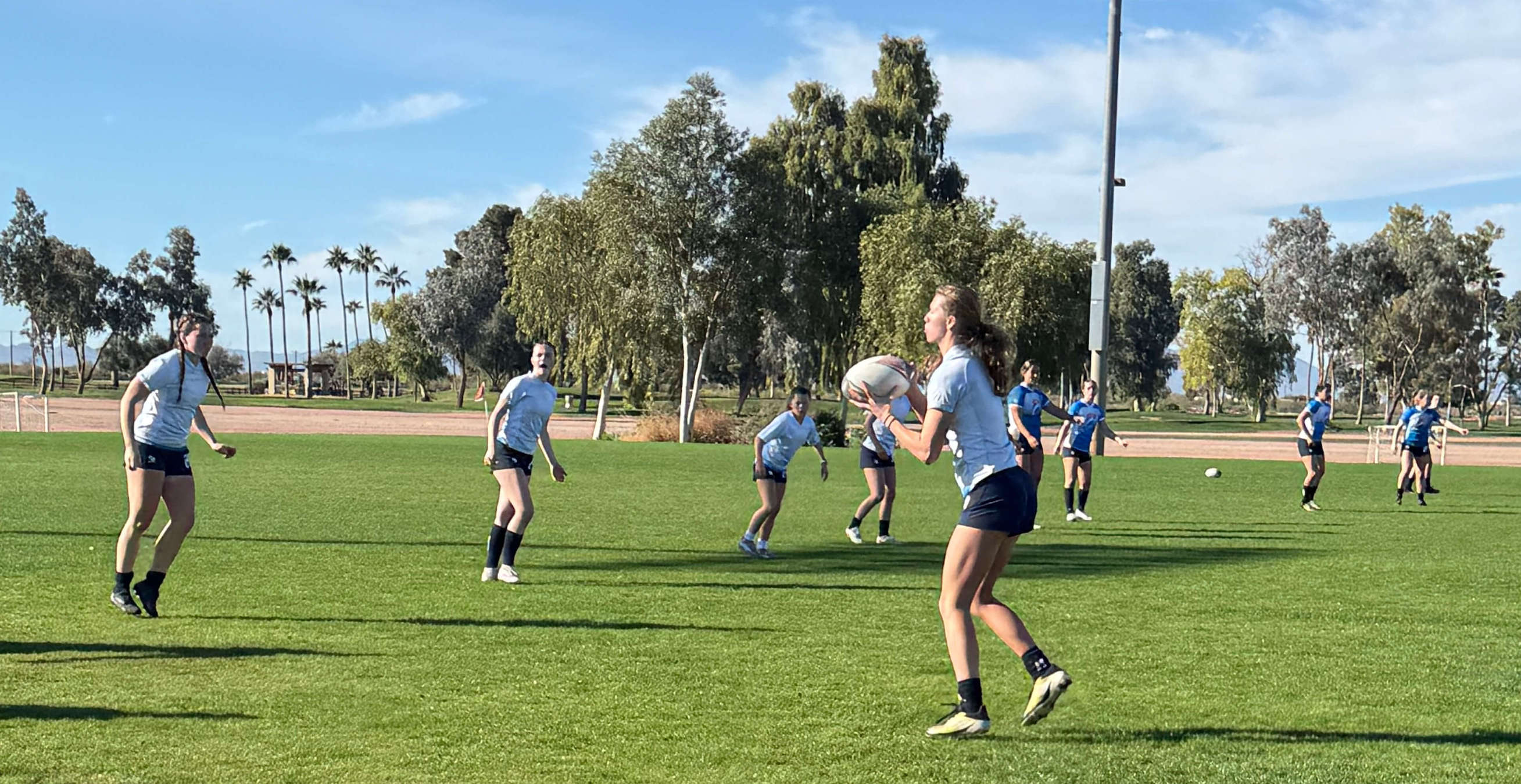 Players go through their paces at the 2025 EIRA Winter Camp.