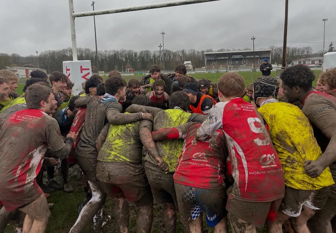 Mystic River gets muddy with Évreux AC Rugby in Évreux, France on tour with Irish Rugby Tours.