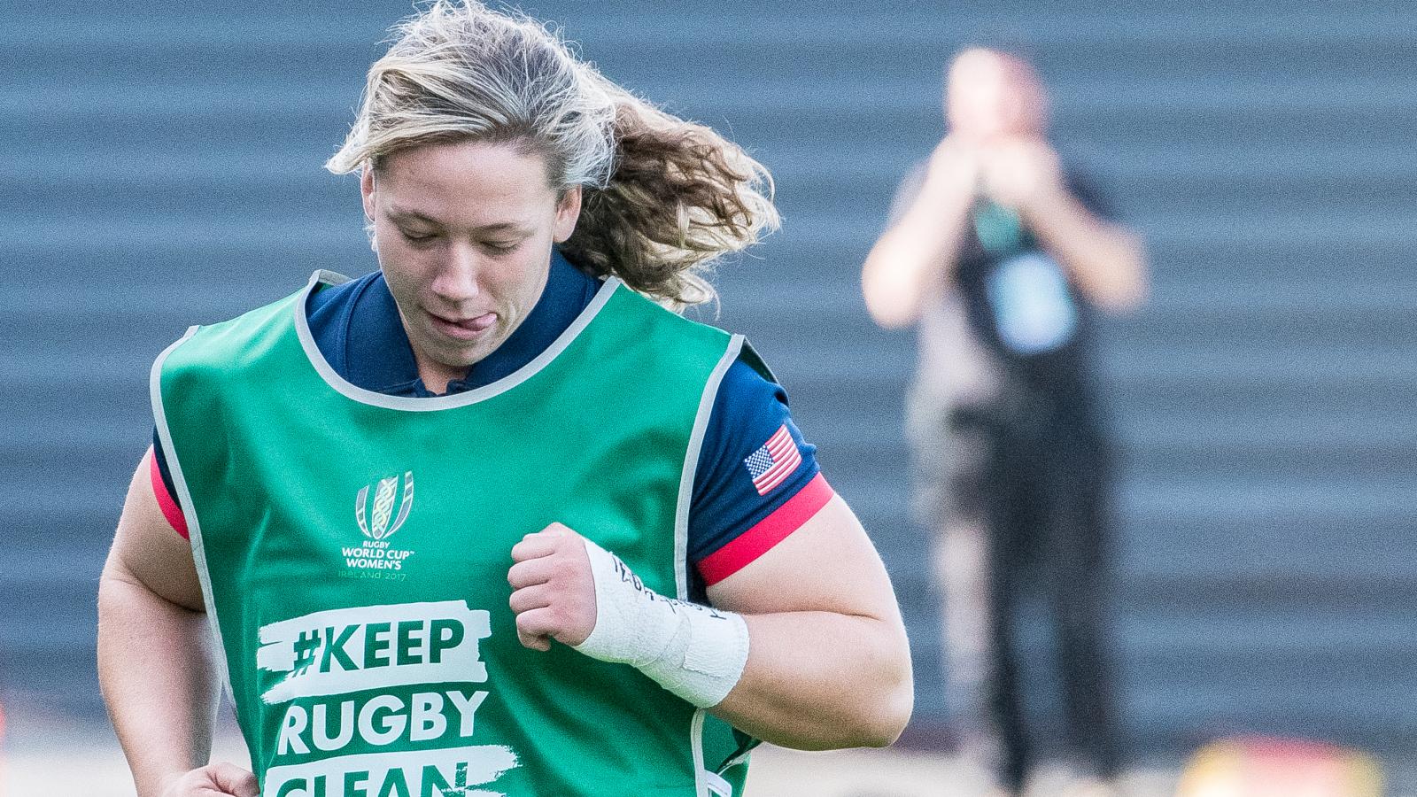 USA pregame 2017 WRWC. Photo Colleen McCloskey.