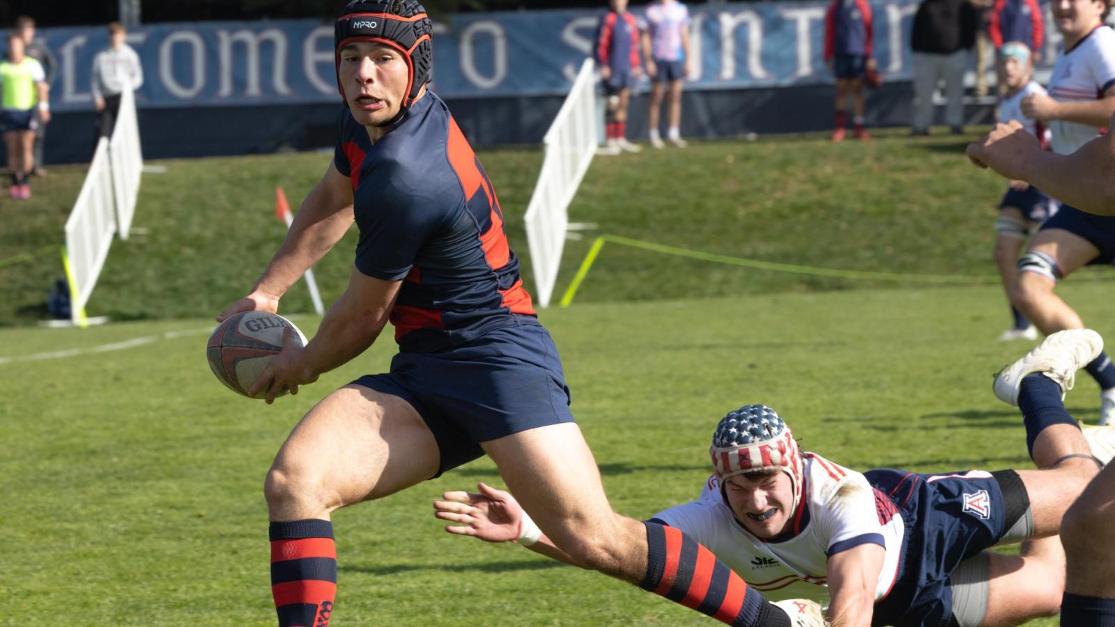 Dom Besag vs Arizona 2026. Photo Rebecca Harper.