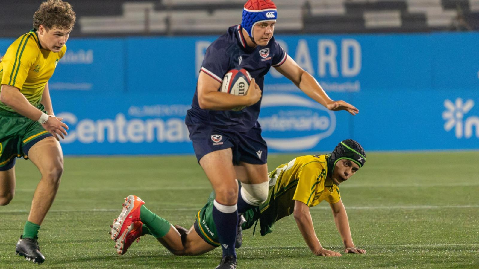 USA U18s vs Brazil age-grade team. Photo Dan Caple.