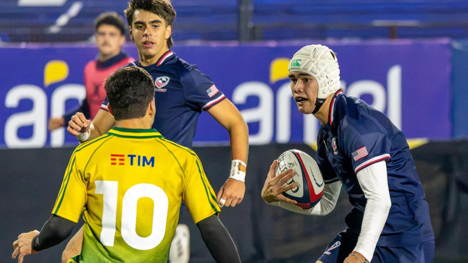 USA U18s vs Brazil age-grade team. Photo Dan Caple.