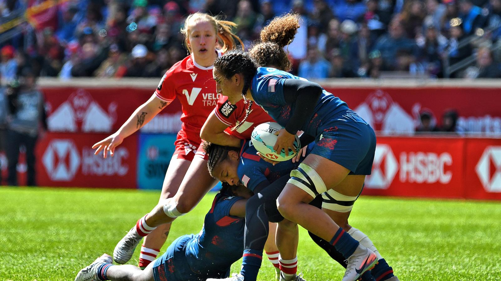 USA in the 2026 USA 7s in New York. Photo David Hughes.