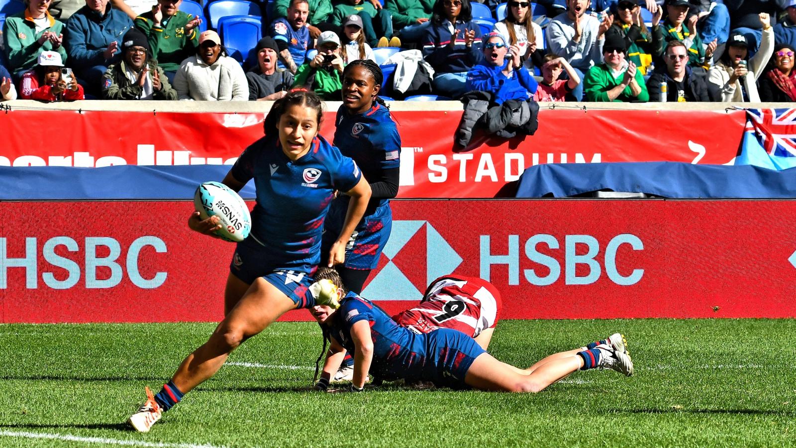USA in the 2026 USA 7s in New York. Photo David Hughes.