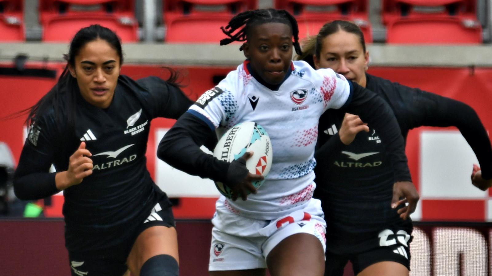 USA in the 2026 USA 7s in New York. Photo David Hughes.