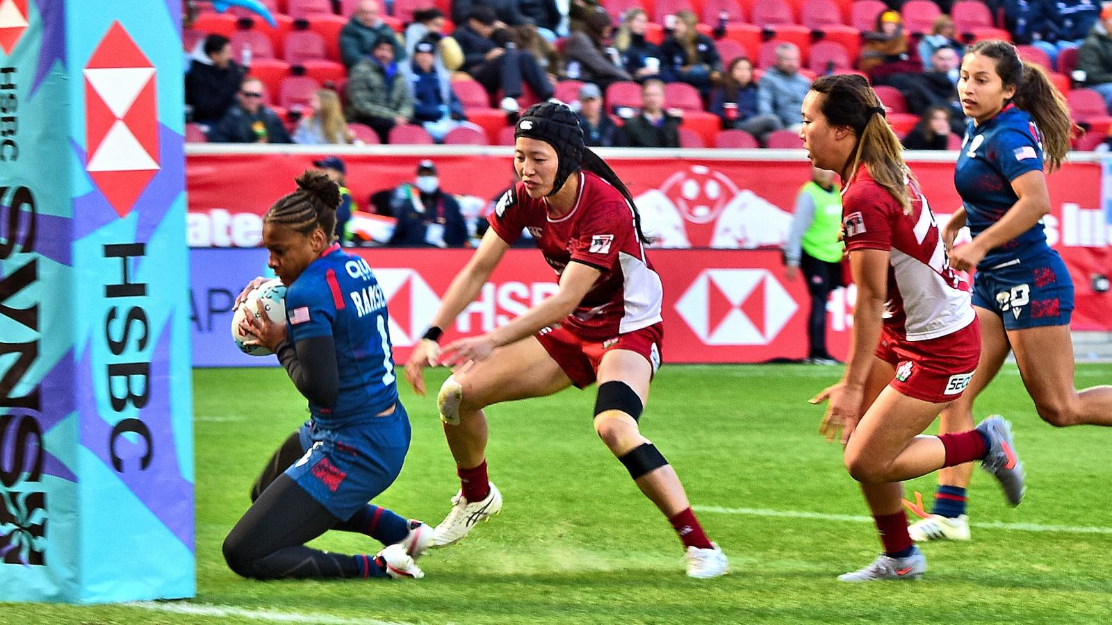 USA in the 2026 USA 7s in New York. Photo David Hughes.