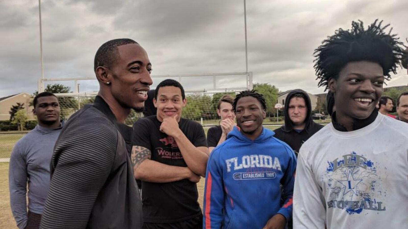 perry bakers at wolverines practice 0