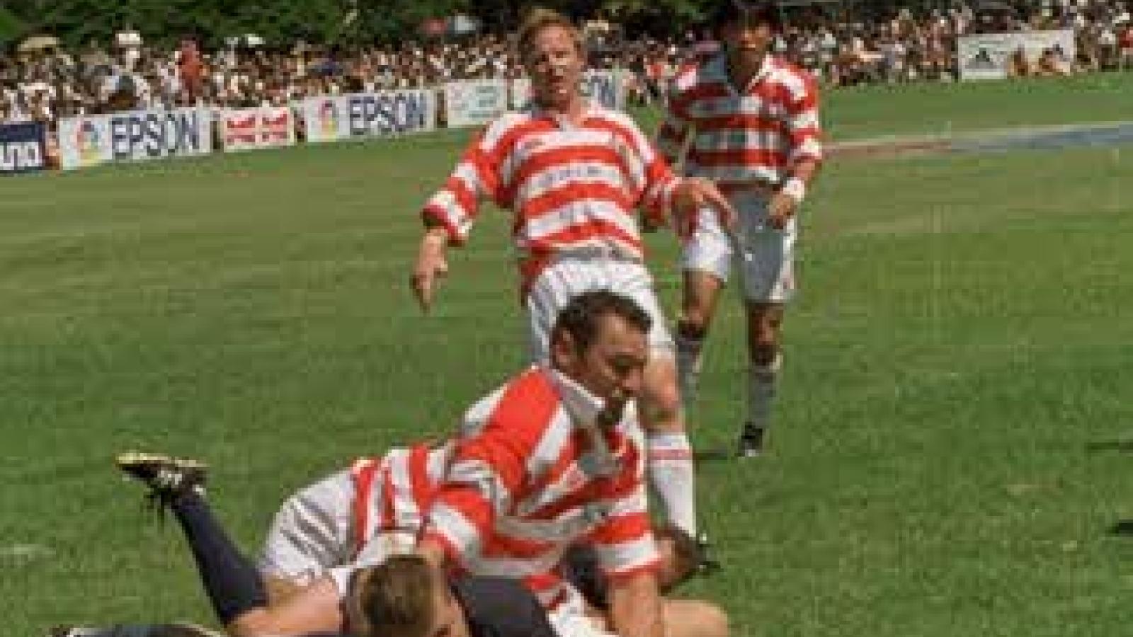 scharrenberg scores vs japan 1999