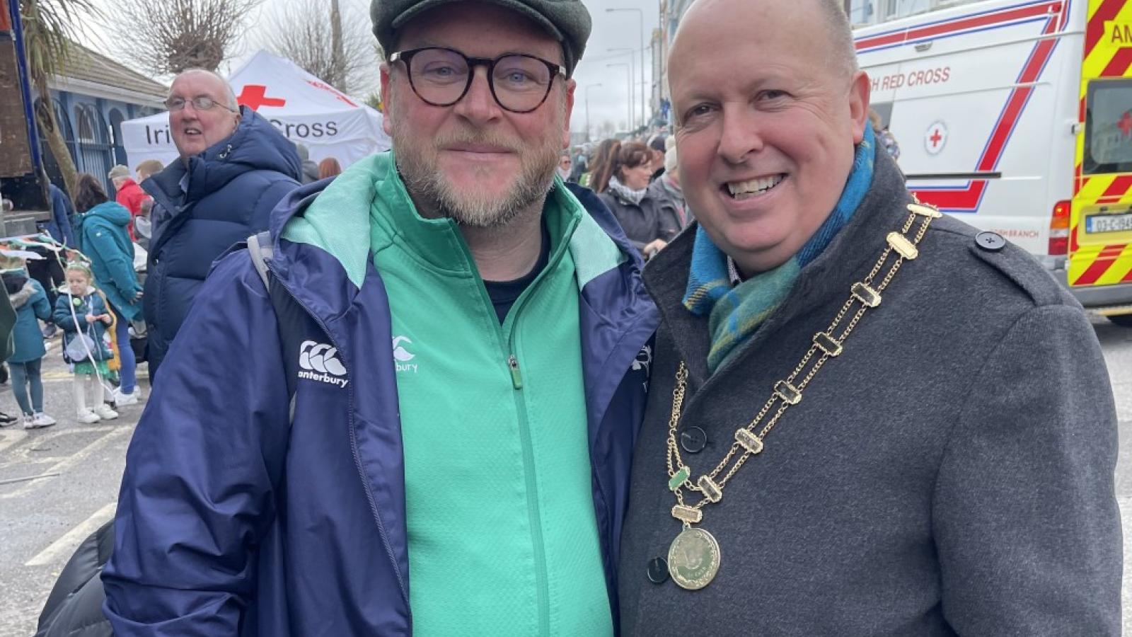 st augustine nj on tour ireland 2023 towell and cobh city mayor