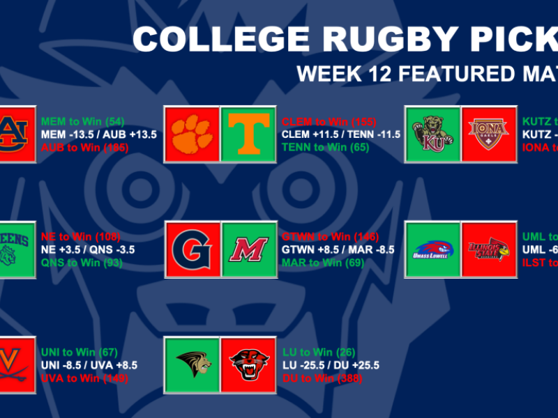 2021.11.16 week 12 pickem matches